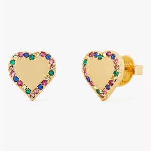 Kate Spade - Multicolor Heart Earrings